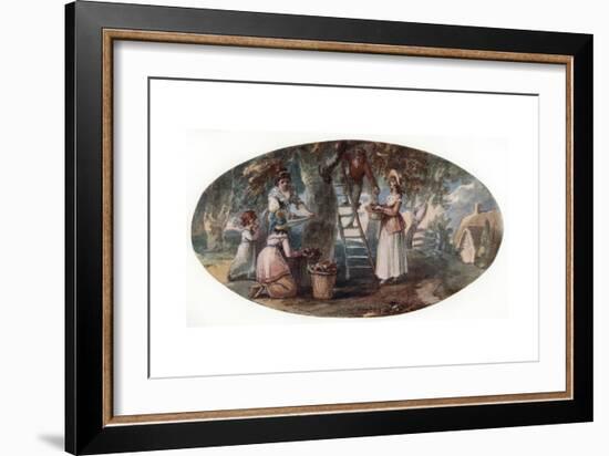 Gathering Fruit, Late 18th Century-William Hamilton-Framed Giclee Print