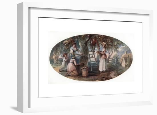 Gathering Fruit, Late 18th Century-William Hamilton-Framed Giclee Print