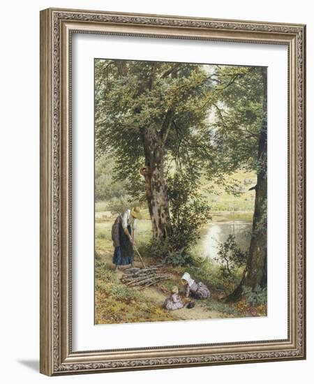 Gathering Fuel-Myles Birket Foster-Framed Giclee Print