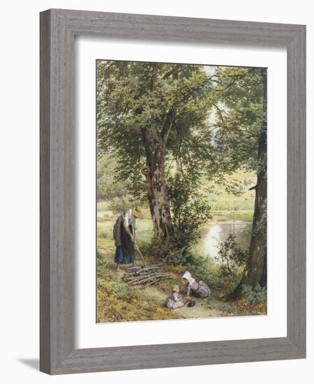 Gathering Fuel-Myles Birket Foster-Framed Giclee Print