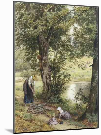 Gathering Fuel-Myles Birket Foster-Mounted Giclee Print