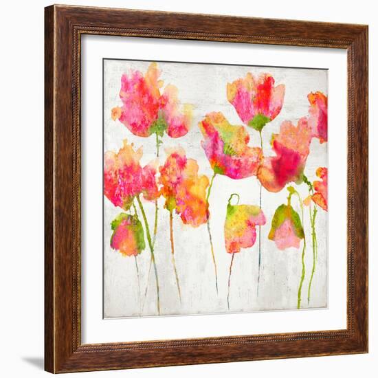 Gathering in Pink I-Vanessa Austin-Framed Art Print