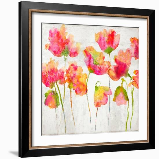 Gathering in Pink I-Vanessa Austin-Framed Art Print