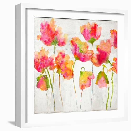 Gathering in Pink I-Vanessa Austin-Framed Art Print