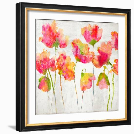 Gathering in Pink I-Vanessa Austin-Framed Art Print