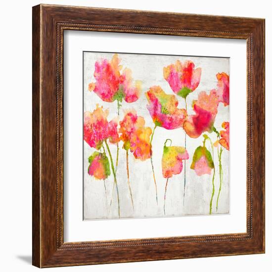 Gathering in Pink I-Vanessa Austin-Framed Art Print