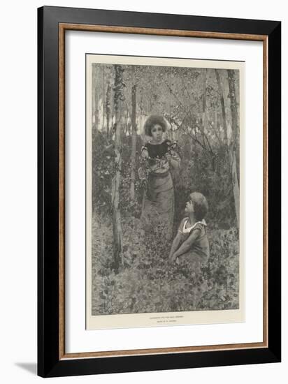 Gathering Ivy for Ball Dresses-Hector Caffieri-Framed Giclee Print