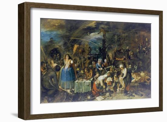 Gathering of Witches, 1607-Frans Francken the Younger-Framed Giclee Print
