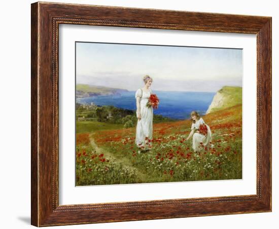 Gathering Poppies-Henry John Yeend King-Framed Giclee Print