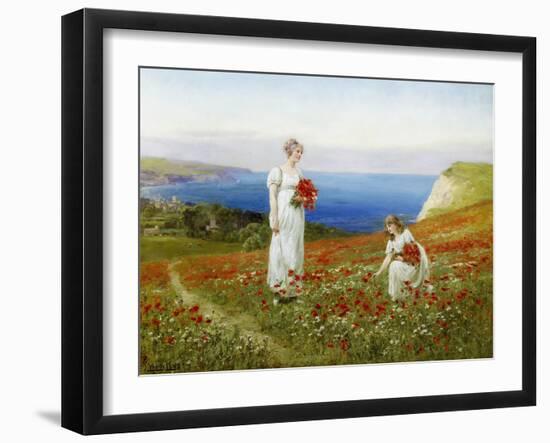 Gathering Poppies-Henry John Yeend King-Framed Giclee Print