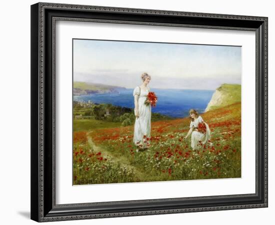 Gathering Poppies-Henry John Yeend King-Framed Giclee Print