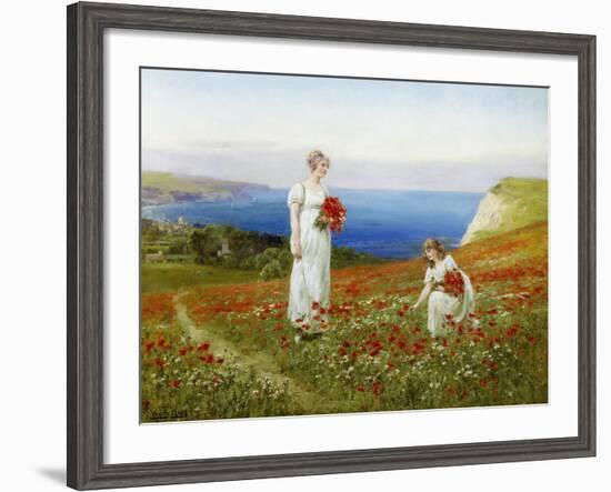 Gathering Poppies-Henry John Yeend King-Framed Giclee Print