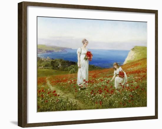 Gathering Poppies-Henry John Yeend King-Framed Giclee Print