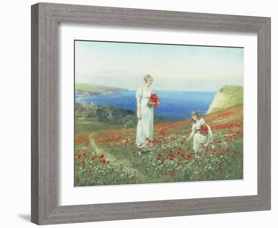 Gathering Poppies-Henry John Yeend King-Framed Giclee Print