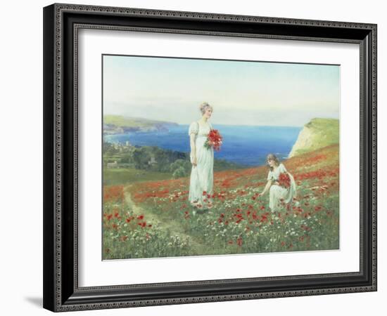 Gathering Poppies-Henry John Yeend King-Framed Giclee Print