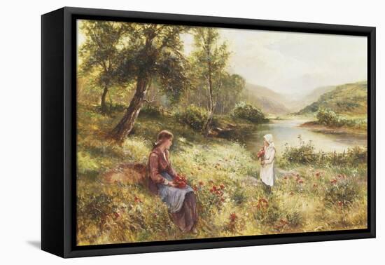 Gathering Poppies-Ernest Walbourn-Framed Premier Image Canvas