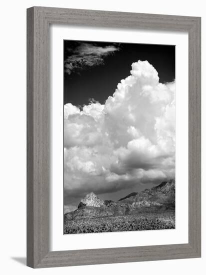 Gathering Summer Storm BW-Douglas Taylor-Framed Photographic Print