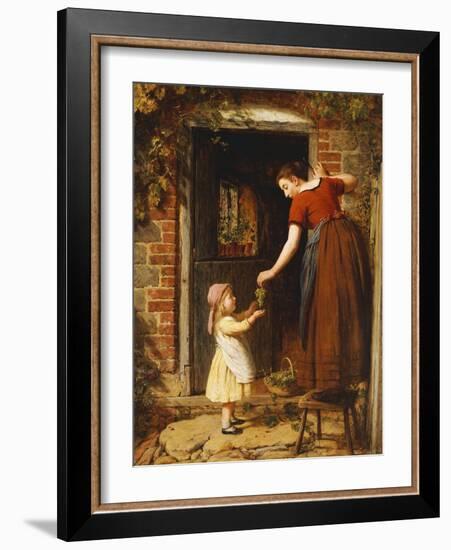 Gathering the Grapes, 1875-George Smith-Framed Giclee Print