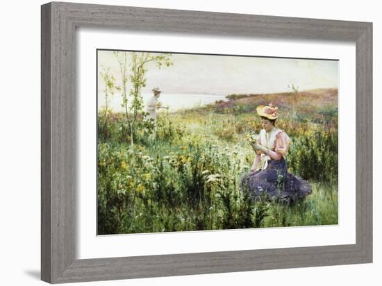 Gathering Wild Flowers-Alfred Augustus Glendening II-Framed Giclee Print