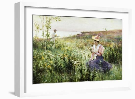 Gathering Wild Flowers-Alfred Augustus Glendening II-Framed Giclee Print