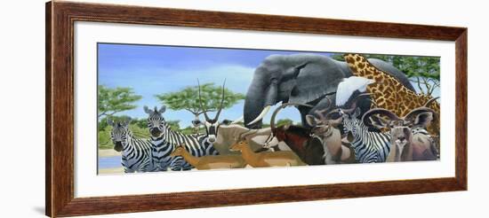 Gathering-Durwood Coffey-Framed Giclee Print