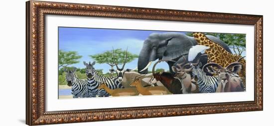 Gathering-Durwood Coffey-Framed Giclee Print