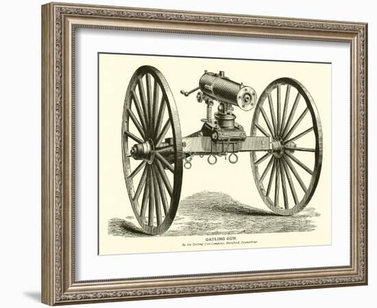 Gatling Gun-null-Framed Giclee Print