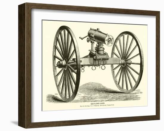 Gatling Gun-null-Framed Giclee Print