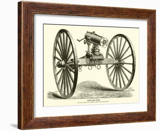 Gatling Gun-null-Framed Giclee Print