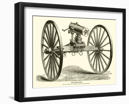 Gatling Gun-null-Framed Giclee Print