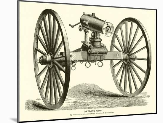 Gatling Gun-null-Mounted Giclee Print