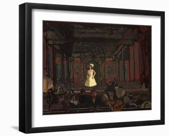 Gatti’S Hungerford Palace of Varieties. Second Turn of Katie Lawrence C.1888-Walter Richard Sickert-Framed Giclee Print
