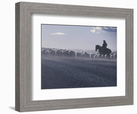 Gaucho, Patagonia, Argentina-Art Wolfe-Framed Photographic Print