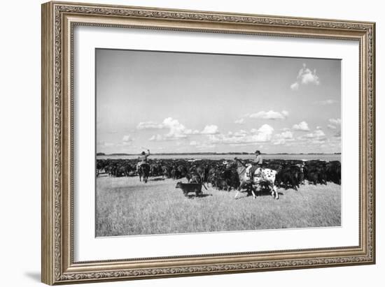 Gauchos at Work-Mario de Biasi-Framed Giclee Print