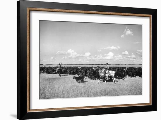 Gauchos at Work-Mario de Biasi-Framed Giclee Print