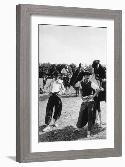 Gauchos before Working-Mario de Biasi-Framed Giclee Print