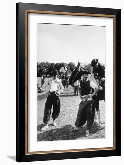 Gauchos before Working-Mario de Biasi-Framed Giclee Print