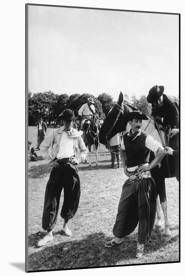 Gauchos before Working-Mario de Biasi-Mounted Giclee Print