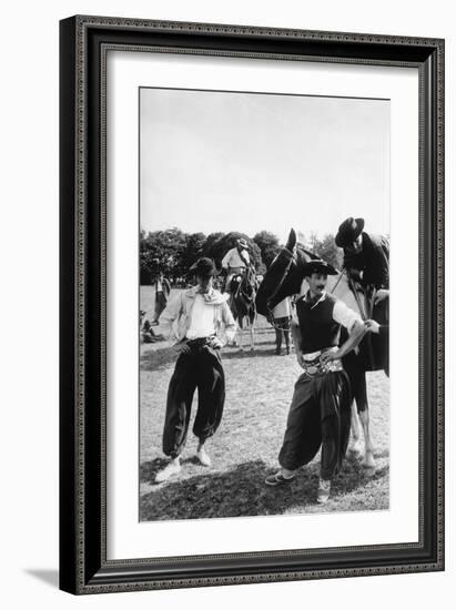 Gauchos before Working-Mario de Biasi-Framed Giclee Print