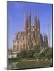 Gaudi Church Architecture, La Sagrada Familia, Barcelona, Catalunya (Catalonia) (Cataluna), Spain-Gavin Hellier-Mounted Photographic Print