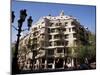 Gaudi's Casa Mila (La Pedrera), Barcelona, Catalonia, Spain-Peter Higgins-Mounted Photographic Print