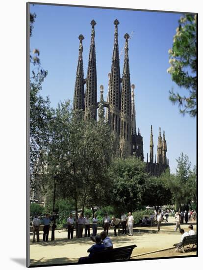 Gaudi's Sagrada Familia, Barcelona, Catalonia, Spain-G Richardson-Mounted Photographic Print