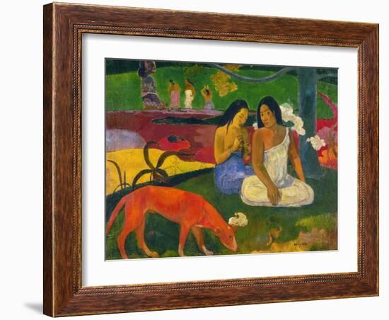 Gauguin: Arearea, 1892-Paul Gauguin-Framed Giclee Print