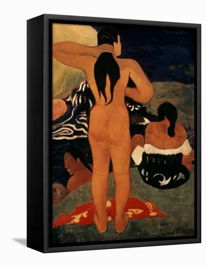 Gauguin: Bathers, 19Th C-Paul Gauguin-Framed Premier Image Canvas