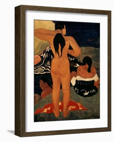 Gauguin: Bathers, 19Th C-Paul Gauguin-Framed Giclee Print