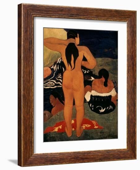 Gauguin: Bathers, 19Th C-Paul Gauguin-Framed Giclee Print