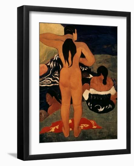 Gauguin: Bathers, 19Th C-Paul Gauguin-Framed Giclee Print