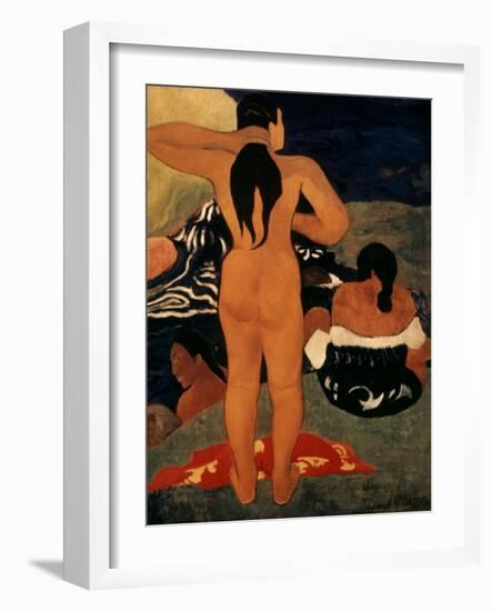 Gauguin: Bathers, 19Th C-Paul Gauguin-Framed Giclee Print