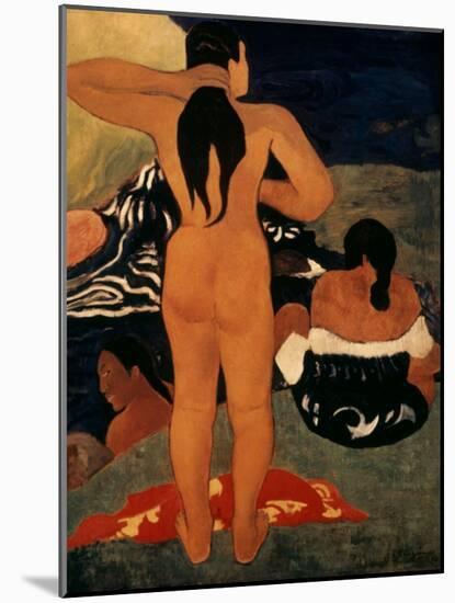 Gauguin: Bathers, 19Th C-Paul Gauguin-Mounted Giclee Print
