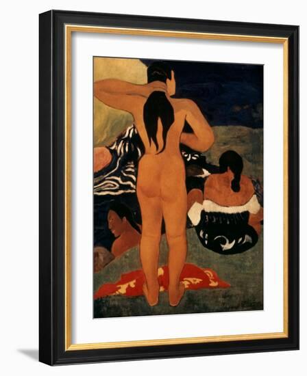 Gauguin: Bathers, 19Th C-Paul Gauguin-Framed Giclee Print